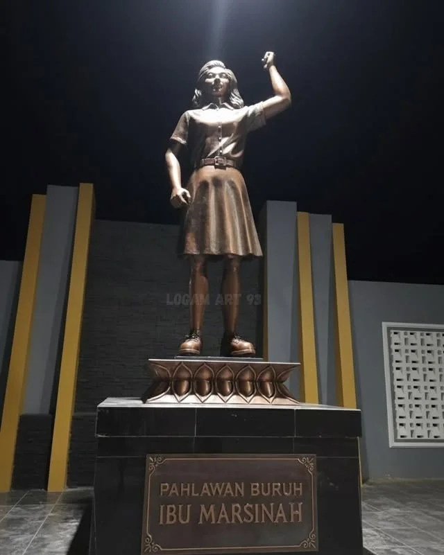 Patung Tembaga Pahlawan Buruh Ibu Marsinah Custom