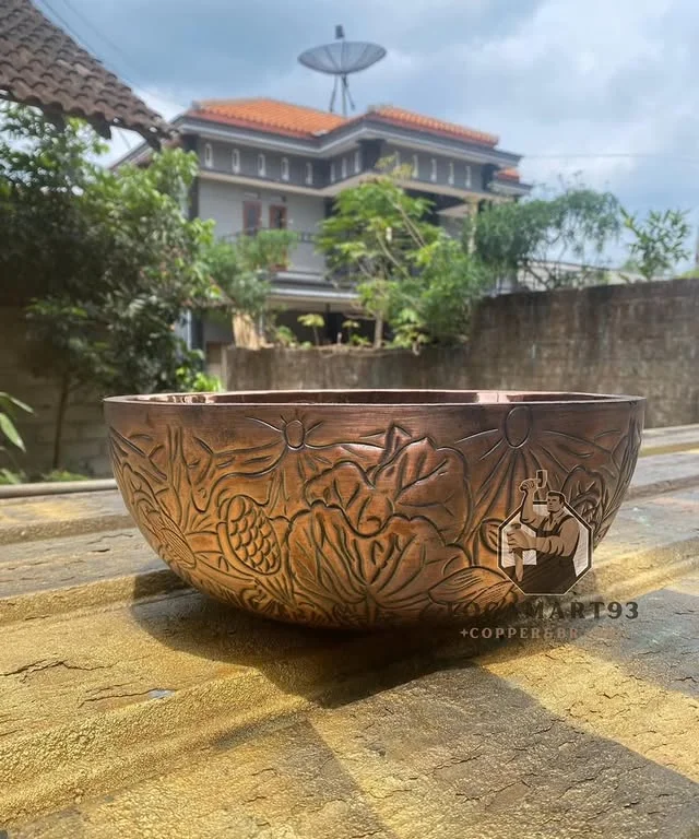 Custom Glossy Copper Wash Basin