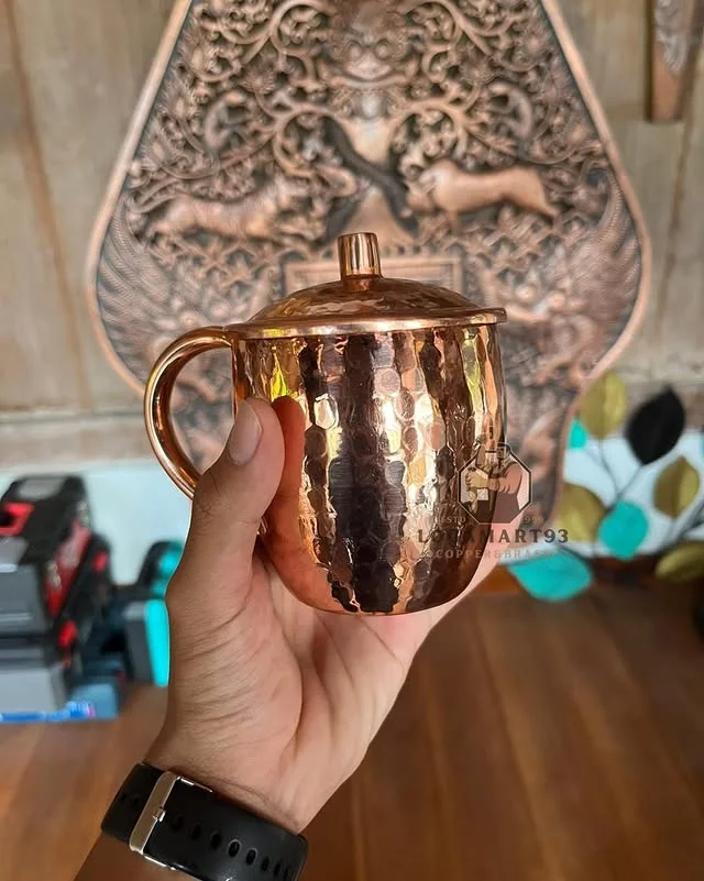 Custom Unique Antique Copper Glass