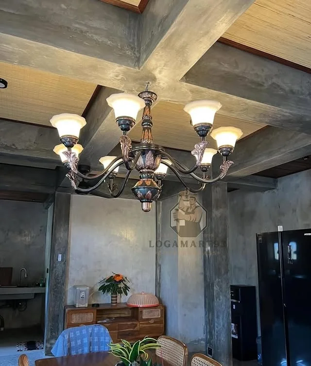 Custom Robyong Antique Pendant Lamp Brass Copper
