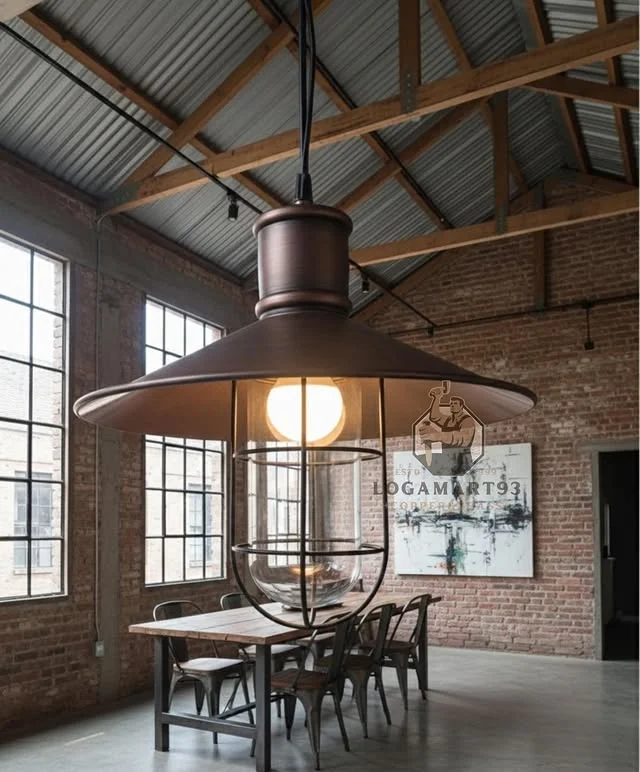 Classic Antique Minimalist Copper Pendant Lamp