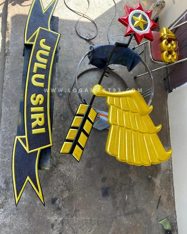 Custom Brass Batalyon Infantri 433 Julu Siri TNI AD Logo