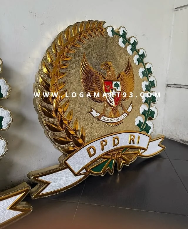 Custom Glossy Brass DPD RI Logo