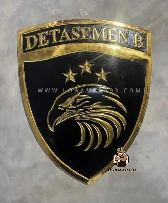 Logo Detasemen B Kuningan Polished Custom
