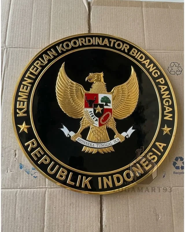 Logo Kementrian Koordinator Bidang Pangan RI Kuningan Tempa Custom