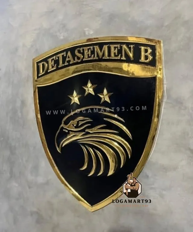 Logo Detasemen B Kuningan Polished Custom