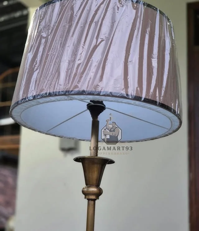 Lampu Lantai Kuningan Motif Eropa Custom