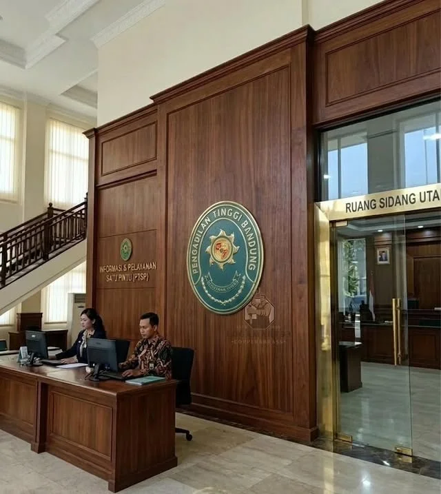 Logo Pengadilan Tinggi Bandung Kuningan Custom