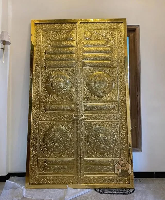 Custom Carved Brass Kaaba Door
