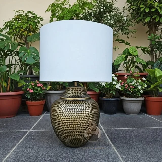 Antique Kendi Model Brass Table Lamp
