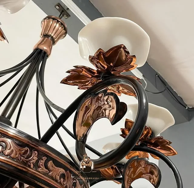 Lampu Gantung Tembaga Gaya Eropa