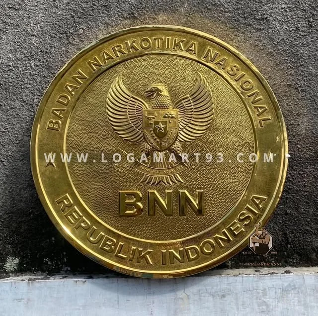 Logo Badan Narkotika Nasional (BNN) Kuningan Glossy