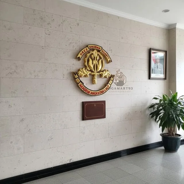 Custom Brass Naval Academy Surabaya Logo