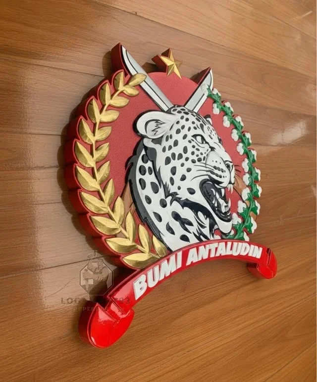 Logo Bumi Antaludin Kuningan Polished Custom