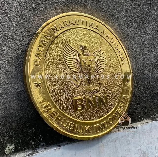 Logo Badan Narkotika Nasional (BNN) Kuningan Glossy