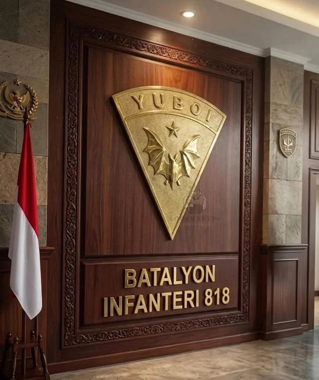 Logo Batalyon Infanteri 818 Yuboi Kuningan