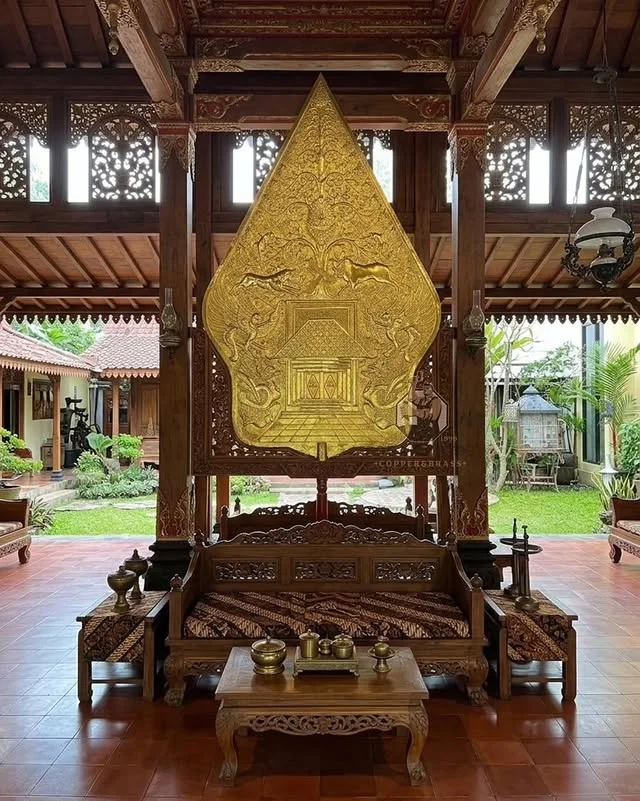 Dekorasi Dinding Gunungan Wayang Kuningan (1)