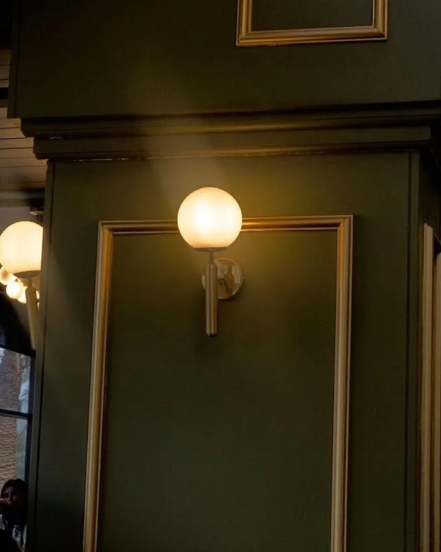 Custom Minimalist Round Brass Wall Lamp