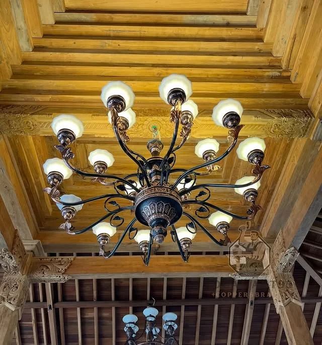 Custom Robyong Antique Pendant Lamp Brass Copper
