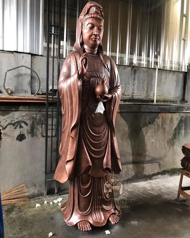 Custom Carved Copper Sculpture