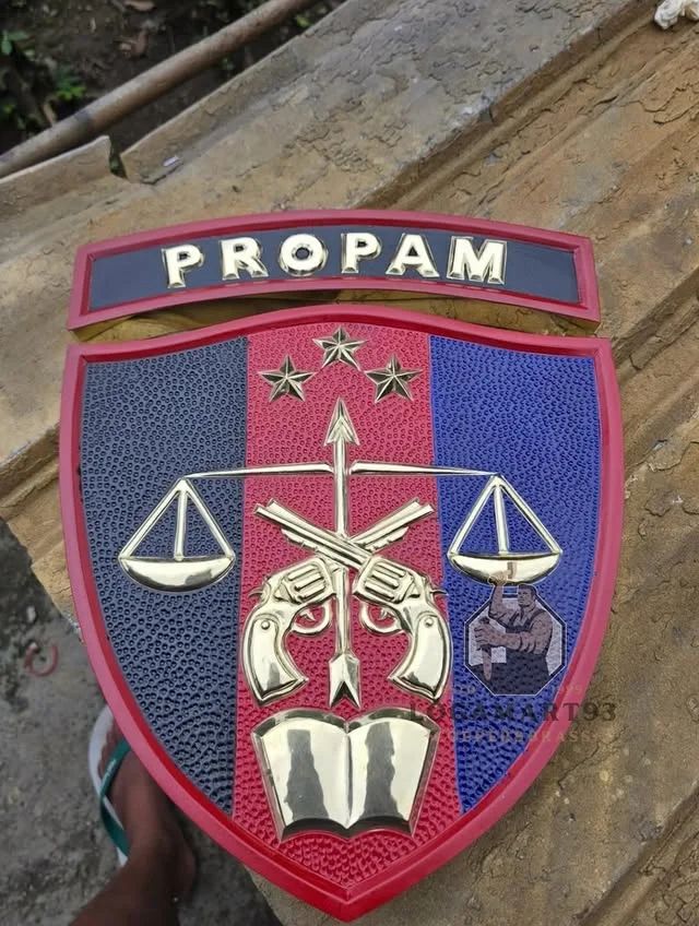 Logo Propam Kuningan Polished Custom
