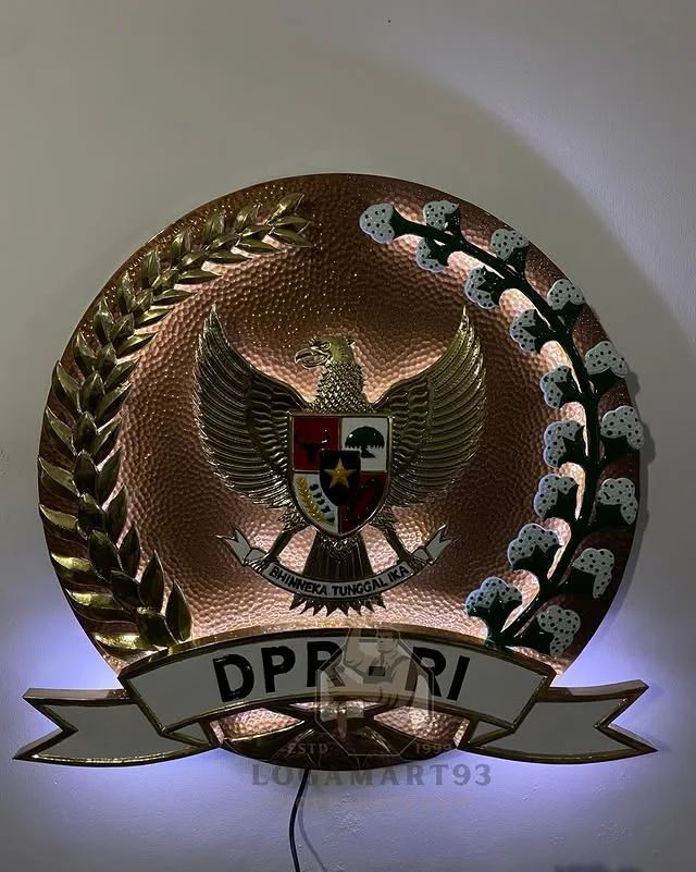 Custom Carved Copper DPR RI Logo