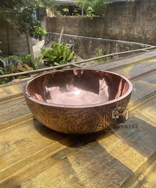 Custom Glossy Copper Wash Basin