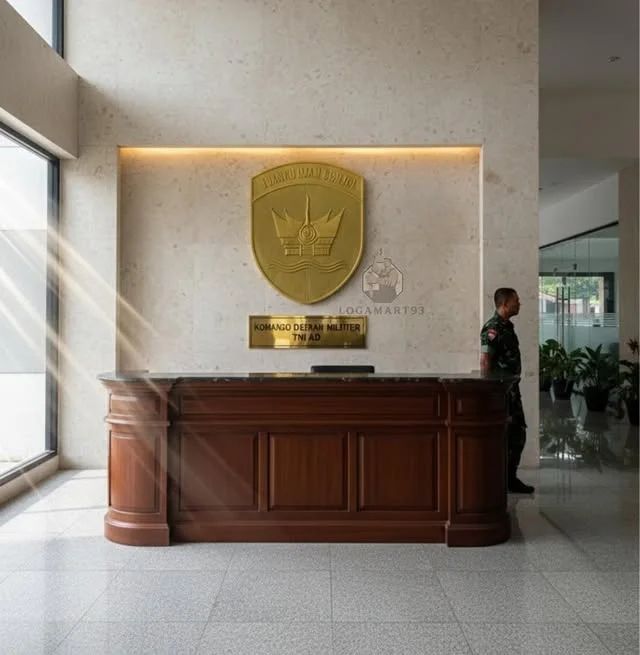 Logo Kodam Tuanku Imam Bonjol Kuningan Glossy
