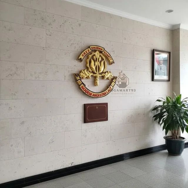 Custom Brass Naval Academy Surabaya Logo