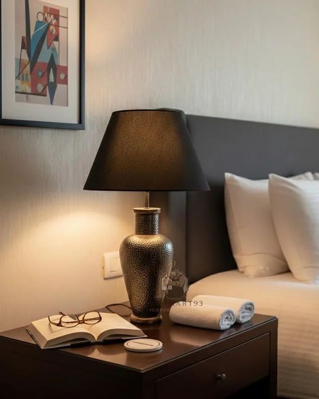 Custom Small Kendi Design Brass Table Lamp
